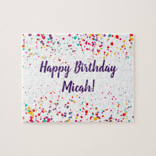 Confetti Birthday Puzzle Legpuzzel