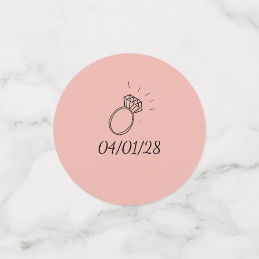 Confetti | Blush Damask (Petit recto)