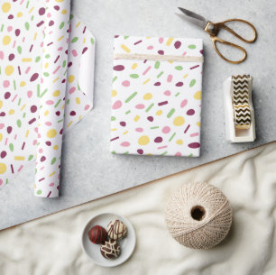 Confetti. Cadeaupapier