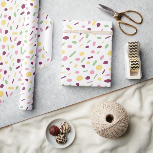 Confetti. Cadeaupapier (Crafts)