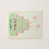 Confetti Cake ・ Groene Birthday Cake Legpuzzel (Horizontaal)