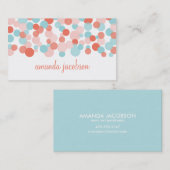 Confetti Calling Card Contactkaartje (Voorkant / Achterkant)