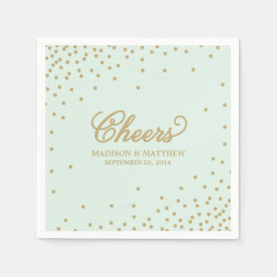 Confetti Cheers   Serviettes en papier personnalis
