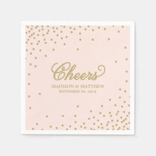 Confetti Cheers Serviettes en papier personnalis