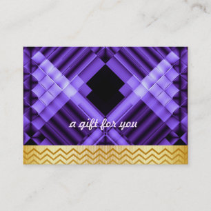 Confetti Chevron Salon en Spa Cadeaubon Kortingskaartje