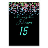 Confetti cirkels glitter shine elegant multicolor kaart (Achterkant)