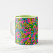 Confetti Coeurs café Mug (Devant gauche)