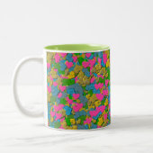 Confetti Coeurs café Mug (Gauche)