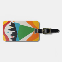 Confetti Cone Celebration Luggage Tag