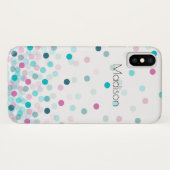 Confetti Coque-Mate à peine Il iPhone X Coque (Dos (Horizontal))