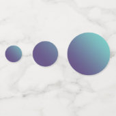 Confetti couleur bleu IMAGINAIRE + gris violet (Devant)