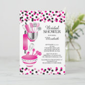 Confetti Cuisine moderne Invitations de douche nup (Debout devant)