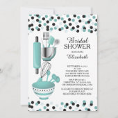 Confetti Cuisine moderne Invitations de douche nup (Devant)
