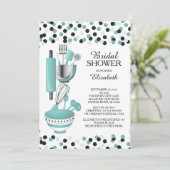 Confetti Cuisine moderne Invitations de douche nup (Debout devant)