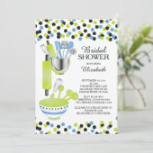 Confetti Cuisine moderne Invitations de douche nup (Debout devant)