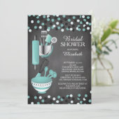 Confetti Cuisine moderne Invitations de douche nup (Debout devant)