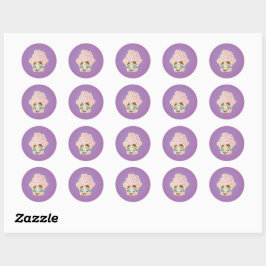 Confetti Cupcake Stickers