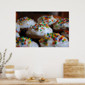 Confetti Cupcakes Print (Keuken)