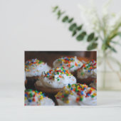 Confetti Cupcakes Recipcard Briefkaart (Staand voorkant)