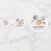 Confetti d'anniversaire de l'espace (Derrière)