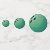 Confetti de Bowling Design Table (Derrière)