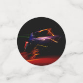 confetti de danse de voiture violette (Petit recto)