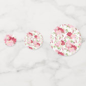 Confetti de Fiançailles Floral Fleur Printanière (Derrière)