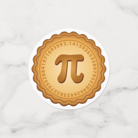 Confetti de la fête du Pi Day (Petit recto)