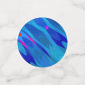 Confetti de la table d'ondulation de mer (Petit recto)