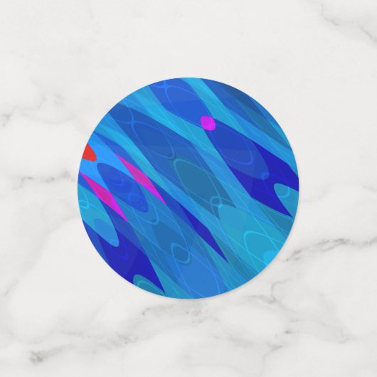 Confetti de la table d'ondulation de mer (Petit recto)