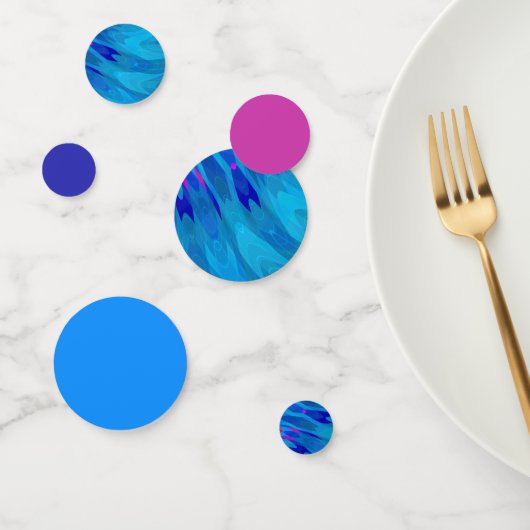 Confetti de la table d'ondulation de mer (Groupe)