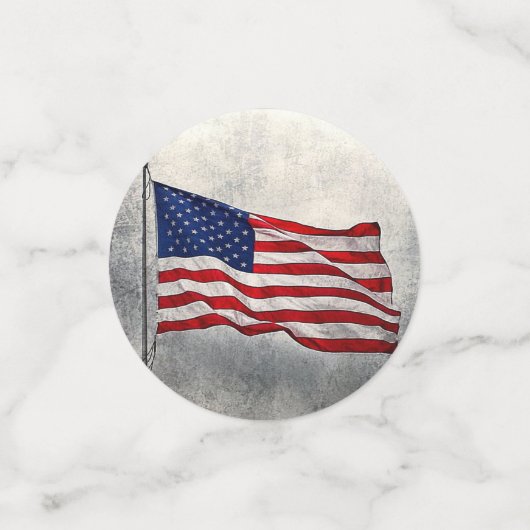 Confetti de la table du drapeau américain (Petit recto)