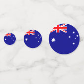 Confetti de la table du drapeau australien (Derrière)