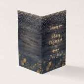 Confetti de Noël mignon et design floral doré (Outside)