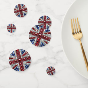 Confetti de table aux couleurs britanniques
