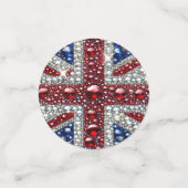Confetti de table aux couleurs britanniques (Petit recto)
