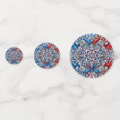 Confetti de table aux couleurs françaises (Devant)