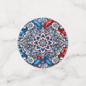 Confetti de table aux couleurs françaises (Petit recto)