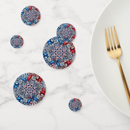 Confetti de table aux couleurs françaises (Groupe)