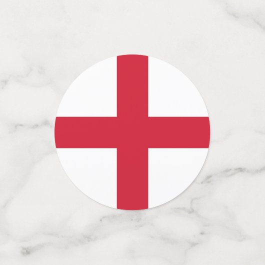 Confetti de table avec drapeau d'Angleterre, Royau (Petit recto)