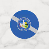 Confetti de table avec drapeau de Las Vegas City, (Petit recto)