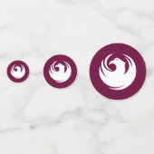 Confetti de table avec drapeau de Phoenix City, Ar (Devant)