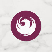 Confetti de table avec drapeau de Phoenix City, Ar (Petit recto)