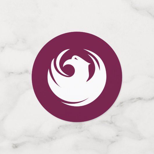 Confetti de table avec drapeau de Phoenix City, Ar (Petit recto)