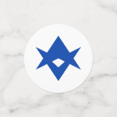 Confetti de table avec drapeau de Toyota City, Jap (Petit recto)