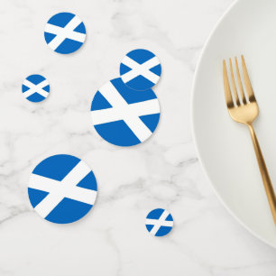 Confetti de table avec drapeau d'Ecosse, Royaume-U