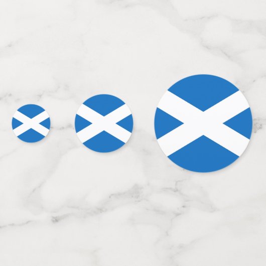 Confetti de table avec drapeau d'Ecosse, Royaume-U (Devant)