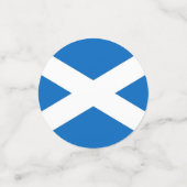 Confetti de table avec drapeau d'Ecosse, Royaume-U (Petit recto)
