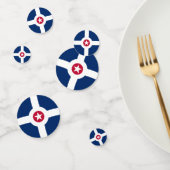 Confetti de table avec drapeau d'Indianapolis, Éta (Groupe)