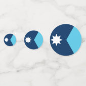 Confetti de table avec drapeau du Minnesota, États (Derrière)